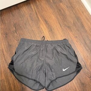Nike Women's Charcoal (gray and black) Athletic Shorts, Size Small